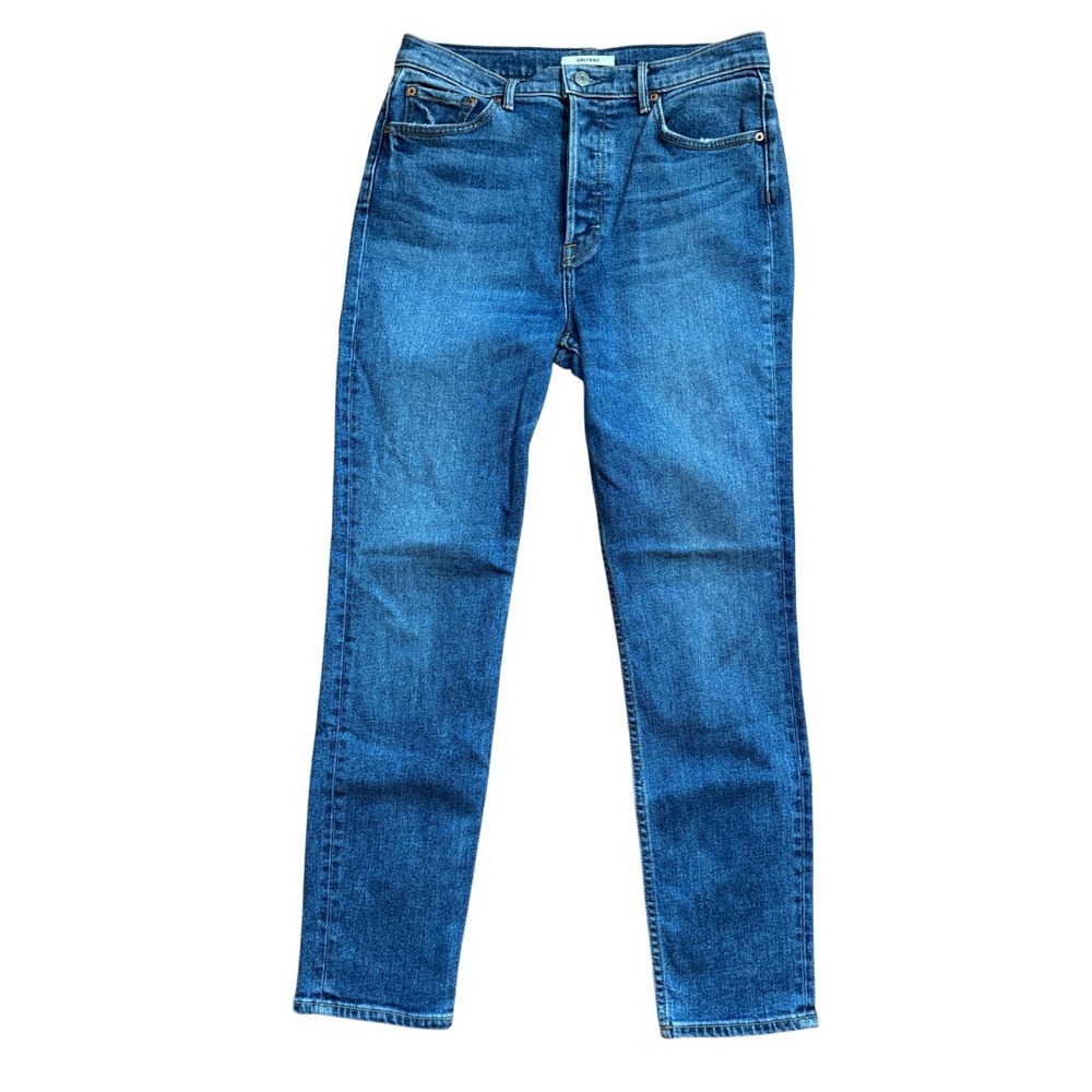 GRLFRND Karolina Me First High Rise Skinny Jeans Medium Wash Blue Size 29